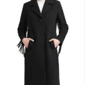 Kenneth Cole New York Jackets Coats Kenneth Cole Fringe Wool